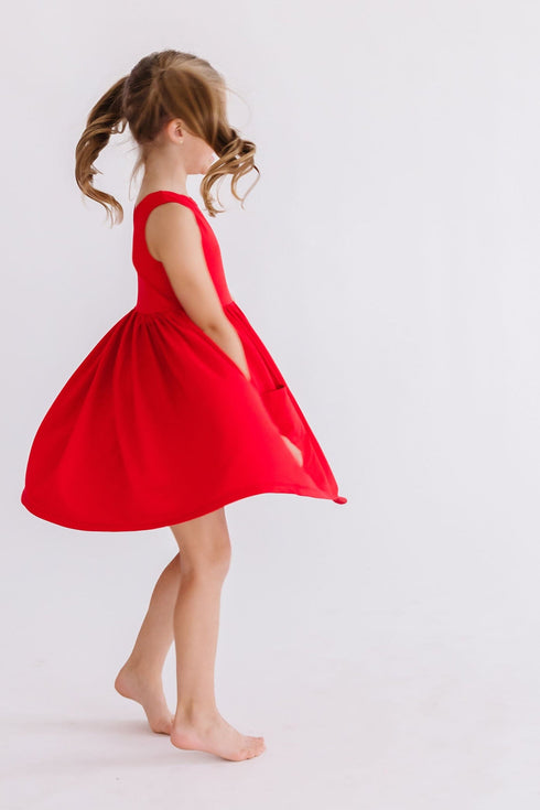 red-tank-pocket-twirl-dress Mila &  Rose - Sophia's Style--2T--3